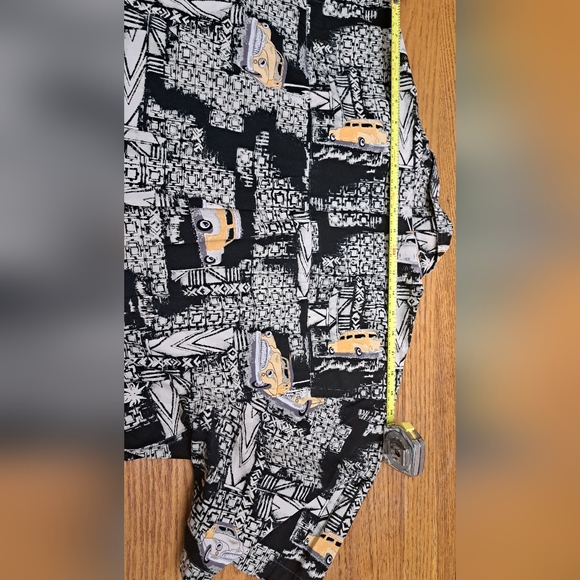 Natural Issue Hawaiian Short Sleeve Shirt Size L Cotton Beach Surf Board Bus - Picture 6 of 9